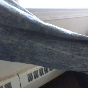 jean jacket with white hood